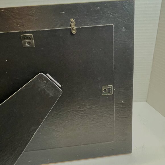 Hand-Painted Floral Wood Picture Frame With Gold Trim 8x10 Inch Display Tabletop - Picture 8 of 10